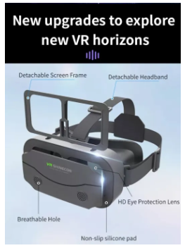 VR Shinecon G13 3D Virtual Reality Box Gaming Glasses Headset for 4.7-7 inch Smartphones