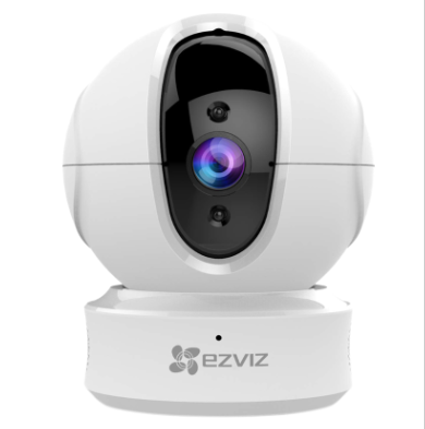 EZVIZ C6N 1080p Indoor Pan/Tilt WiFi Security Camera, 360° Coverage, Auto Motion Tracking, Two-Way Audio, Clear 30ft Night Vision, Supports MicroSD Card up to 256GB