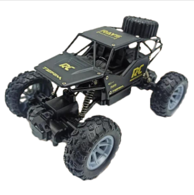 Rock Crawler Remote Control Metal Truck (jeep_rc_2029_bk) - Black